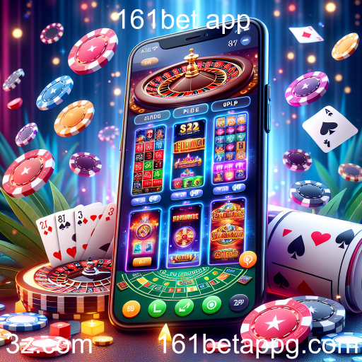 Explore a Emoção do Cassino no 161bet App